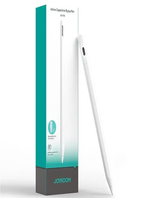 JOYROOM JR-X15 Capacitive Stylus Fast Charge Stylus Pen for iPad Tablets white